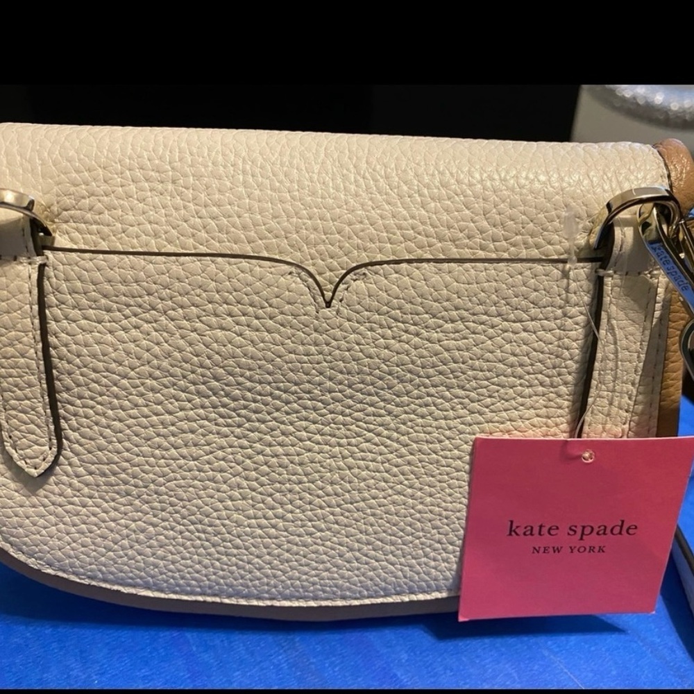 Kate Spade Cream and Tan Crossbody Bag - Picture 2 of 6